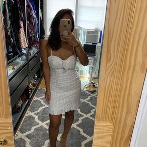 White mini dress